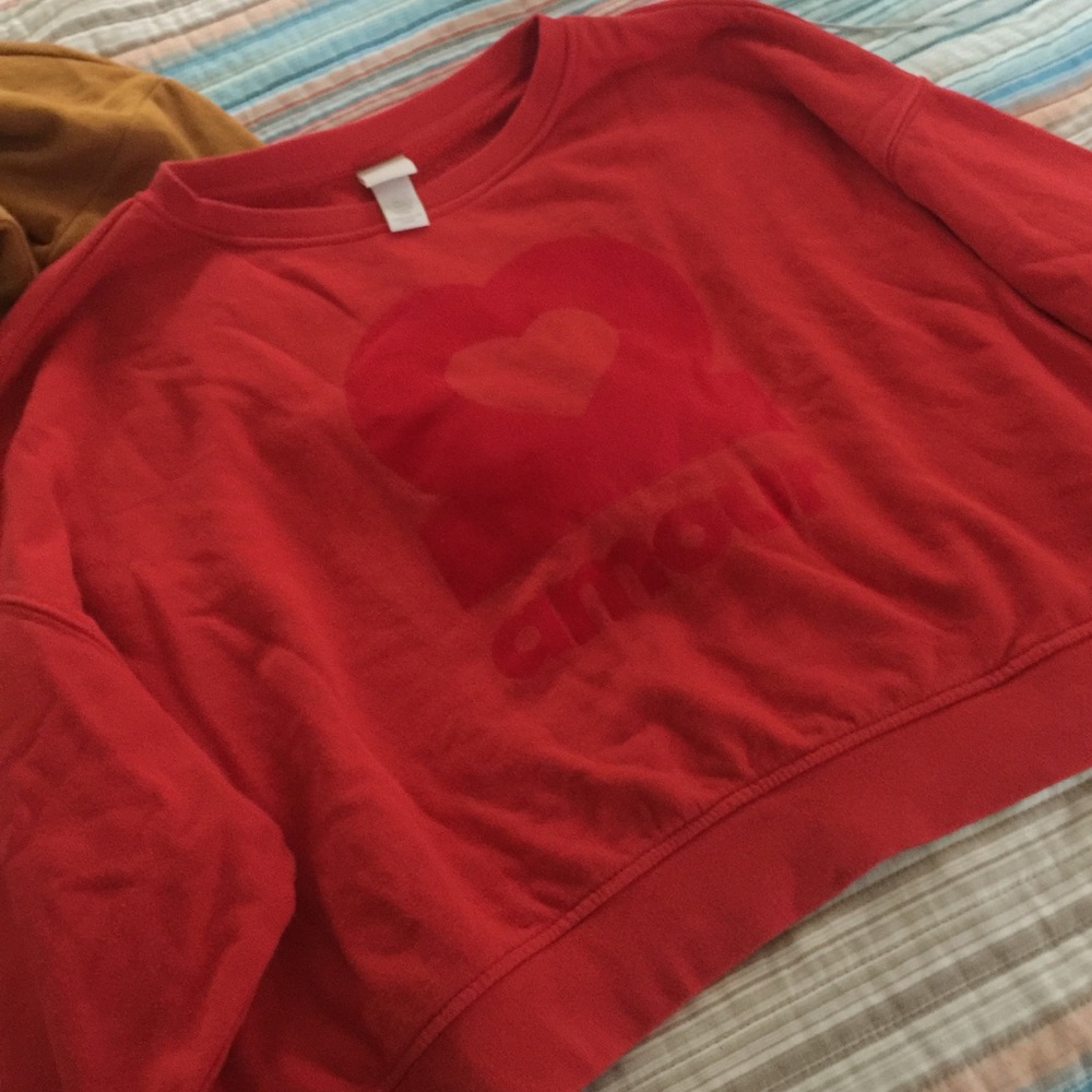 H&M cropped sweater like new